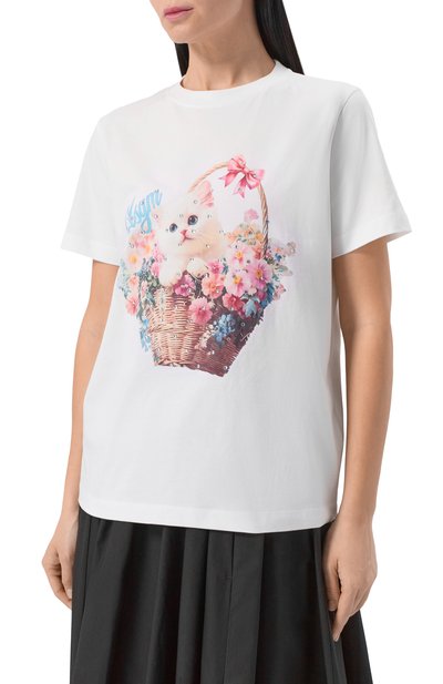 Хлопковая футболка MSGM, арт. 4041MDM136SE/267285, фото 3