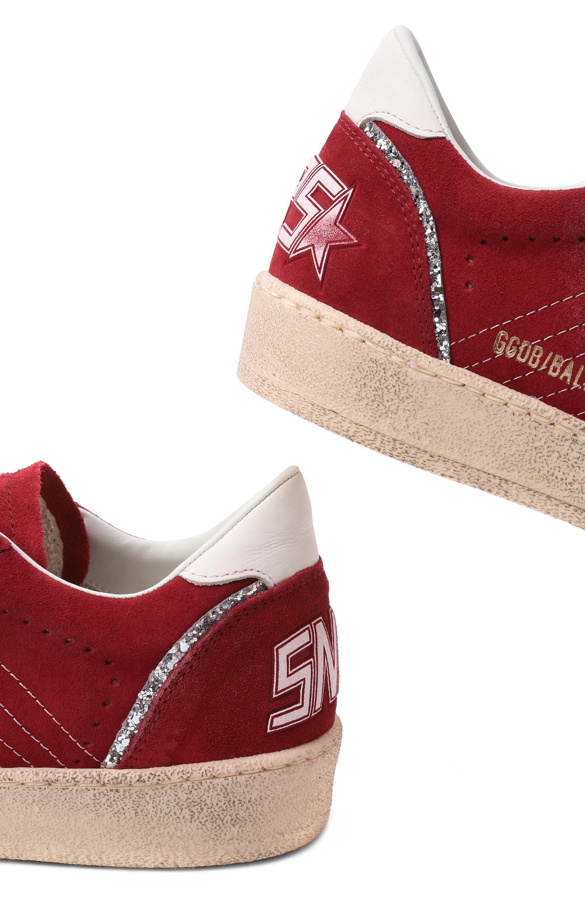Замшевые кеды ball star GOLDEN GOOSE DELUXE BRAND, арт. GWF00117.F007206, фото 7