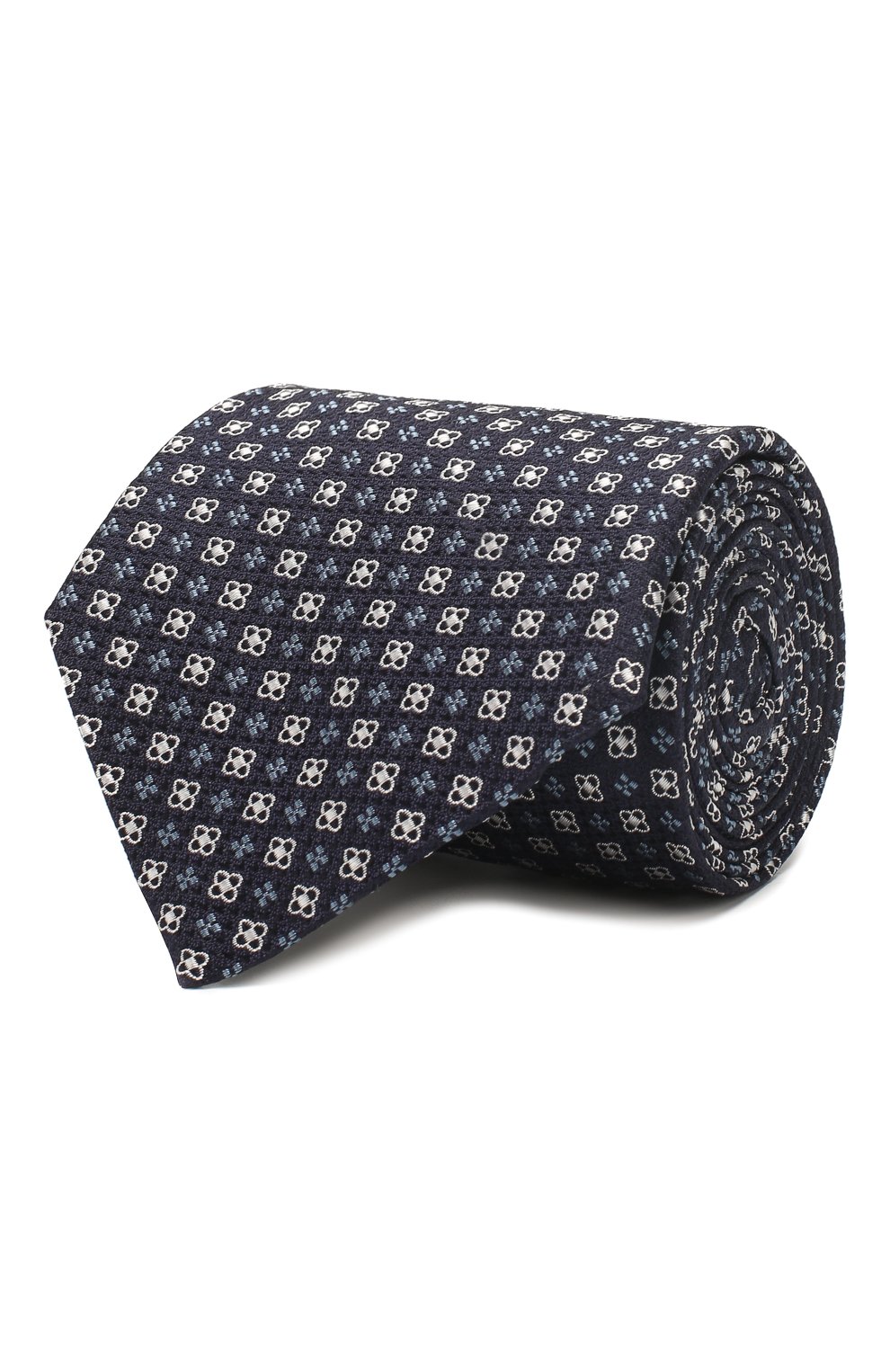 Шелковый галстук CORNELIANI синего цвета по цене 14250 руб., арт. 85U302-0120369/00, фото 1 Шелковый галстук CORNELIANI, арт. 85U302-0120369/00, фото 1