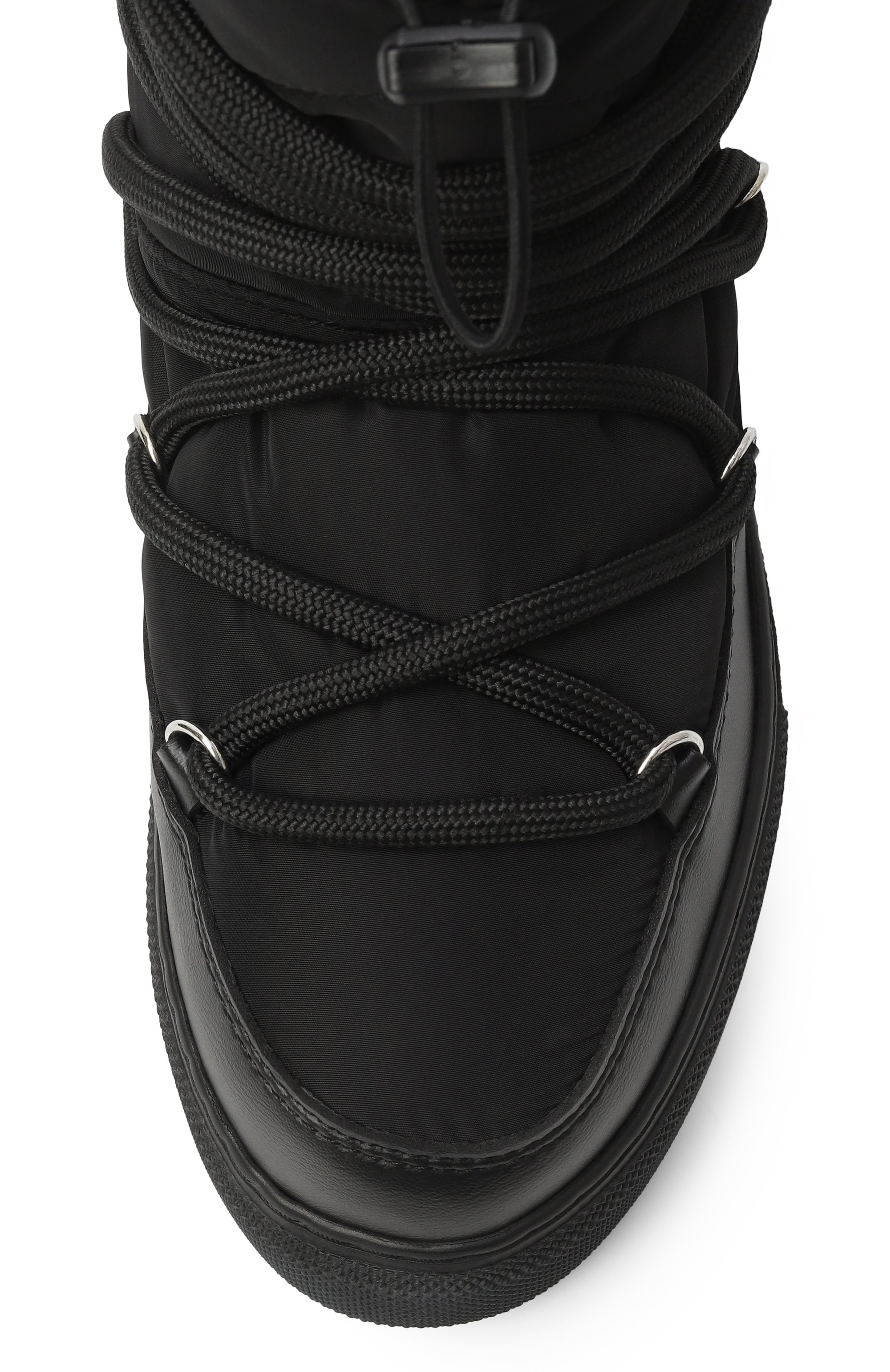 Утепленные полусапоги INUIKII черного цвета по цене 26050 руб., арт. 65202-078/33-38, фото 4 Утепленные полусапоги INUIKII, арт. 65202-078/33-38, фото 4