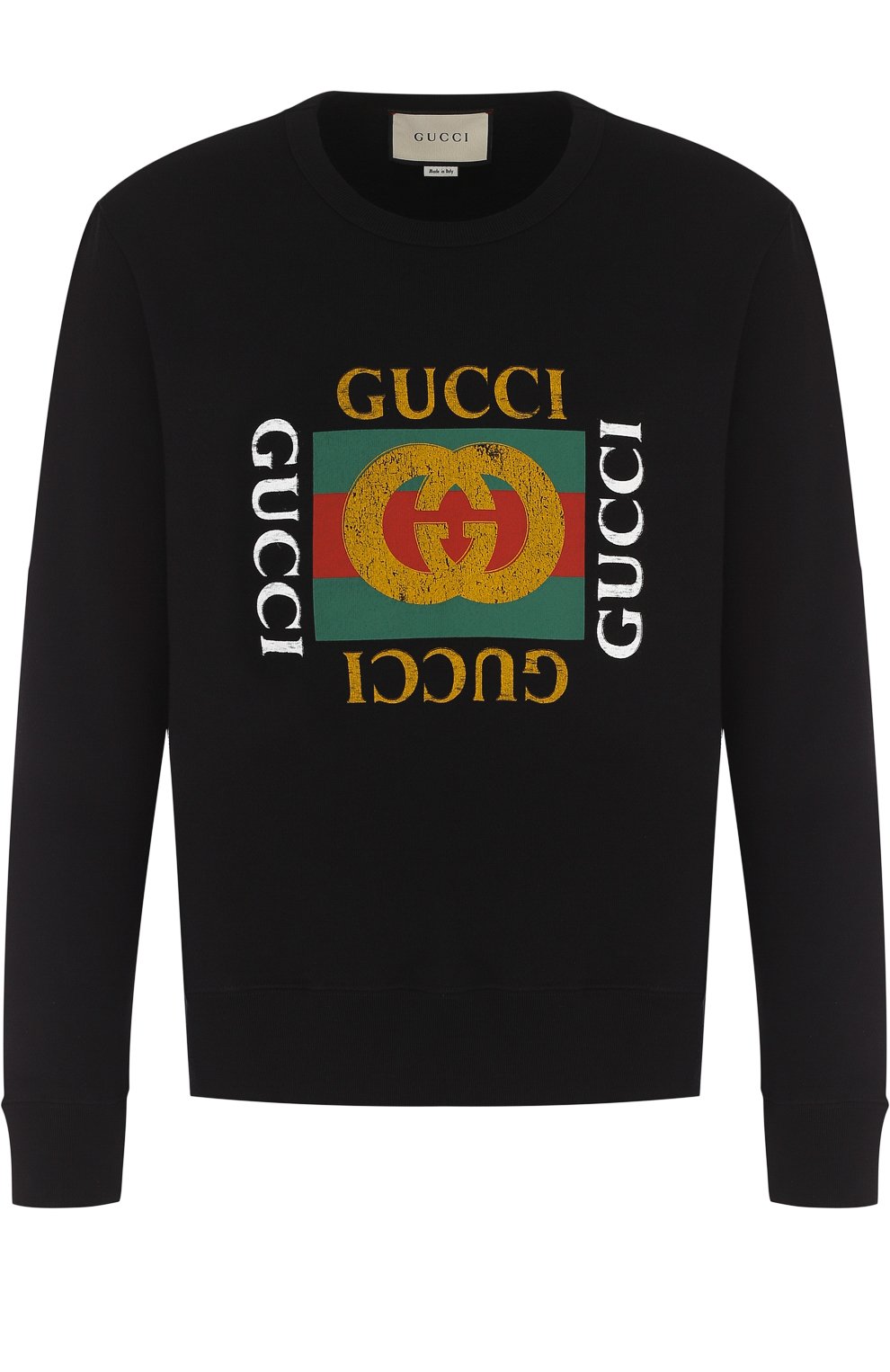 Хлопковый свитшот с логотипом бренда GUCCI, арт. 454569/X5J57, фото 1
