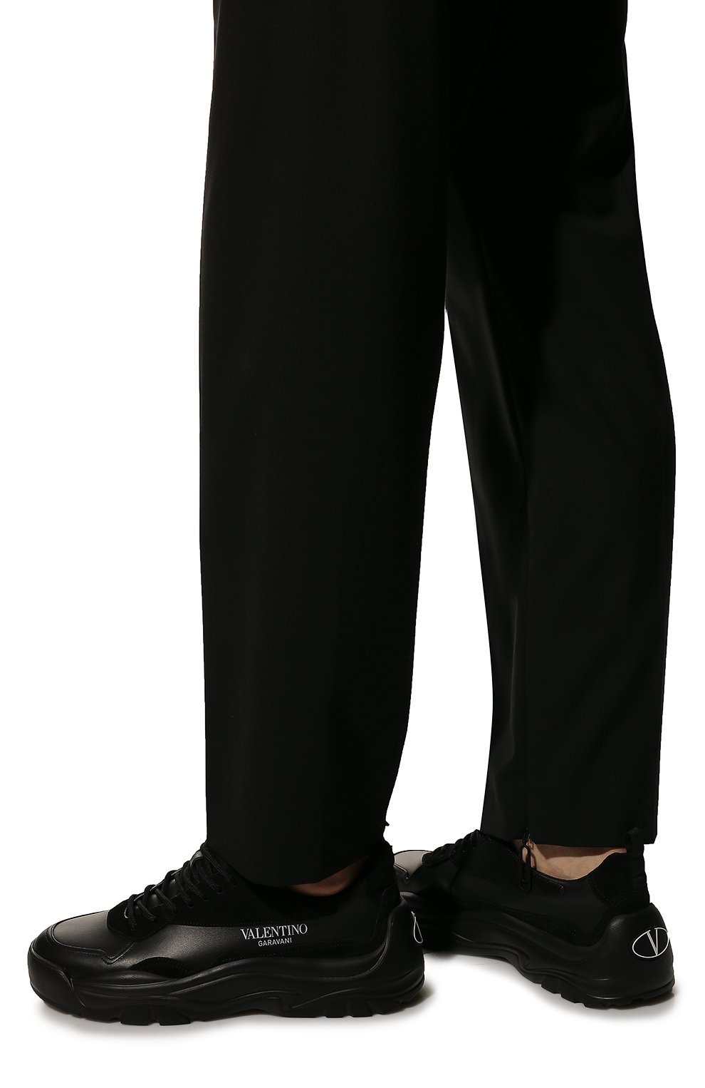 Кожаные кроссовки gumboy VALENTINO, арт. VY2S0B17/VRN, фото 3