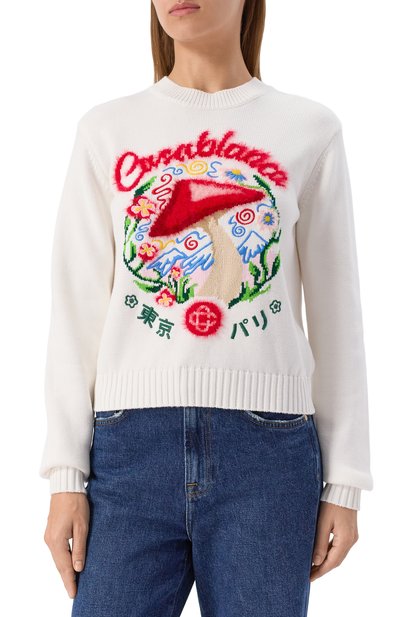 Хлопковый свитер CASABLANCA, арт. WPF25KW102401, фото 3