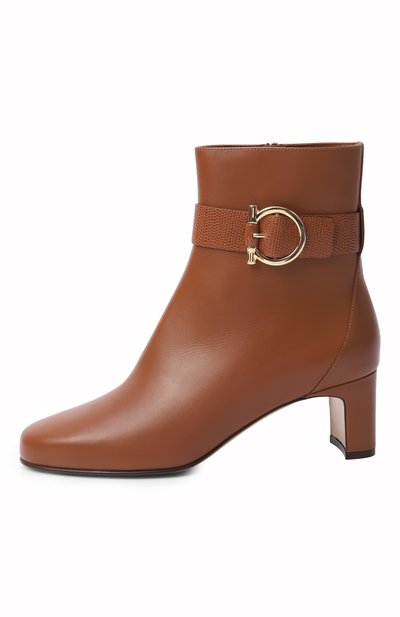 Кожаные ботильоны jamie 55 FERRAGAMO, арт. 01J229/779, фото 4
