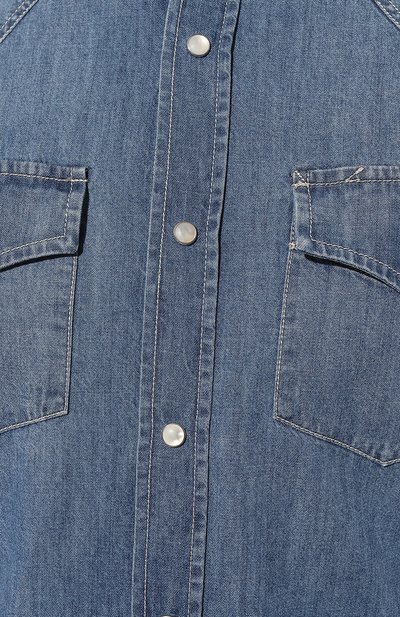 Джинсовая рубашка BRUNELLO CUCINELLI, арт. MH1924008, фото 5