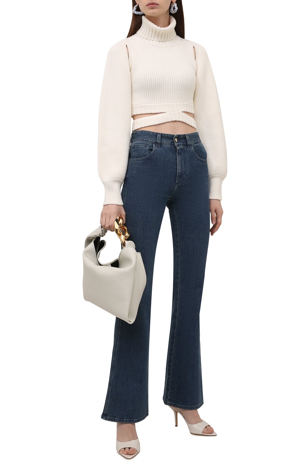 Свитер ANDREADAMO белого цвета по цене 52800 руб., арт. ADFW21SW03029474, фото 2 Свитер ANDREADAMO, арт. ADFW21SW03029474, фото 2