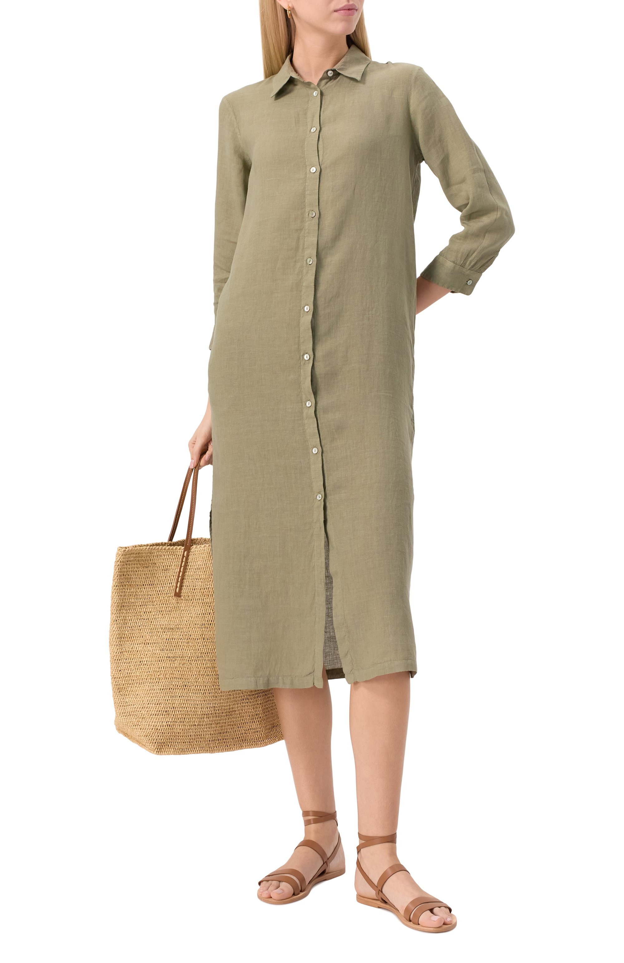 Льняное платье 120% LINO, арт. 32ALIW4759/000B317, фото 2