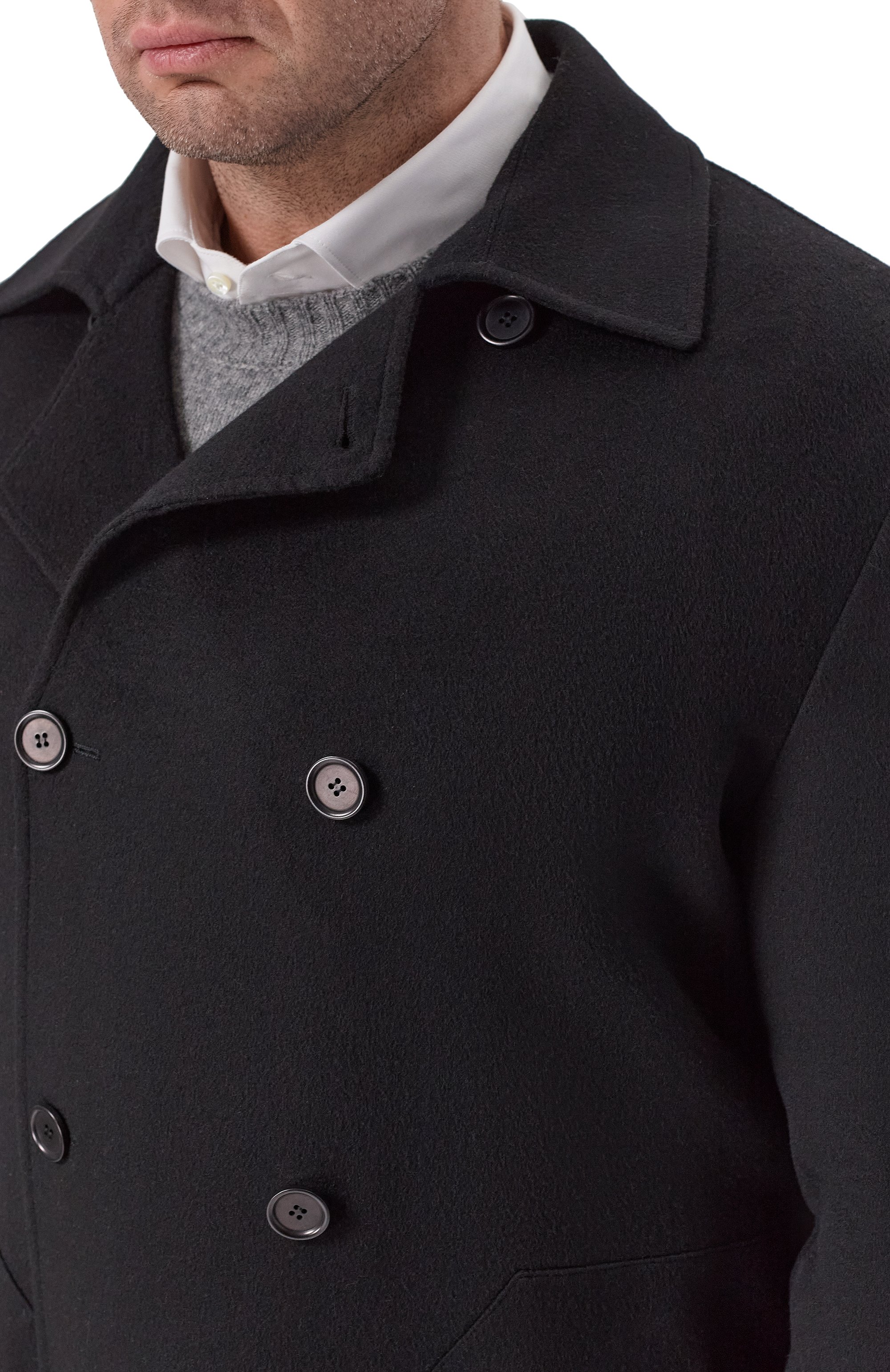 Кашемировое пальто MVST черного цвета по цене 699500 руб., арт. TXEKB-ES4365-1/LC1598/TXEKB-ES4365-1 BS/LC1595, фото 5 Кашемировое пальто MVST, арт. TXEKB-ES4365-1/LC1598/TXEKB-ES4365-1 BS/LC1595, фото 5