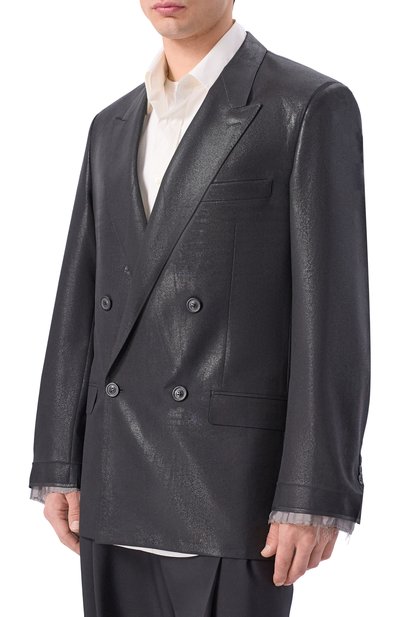 Шерстяной пиджак MAISON MARGIELA, арт. S50BN0548/M35745, фото 4