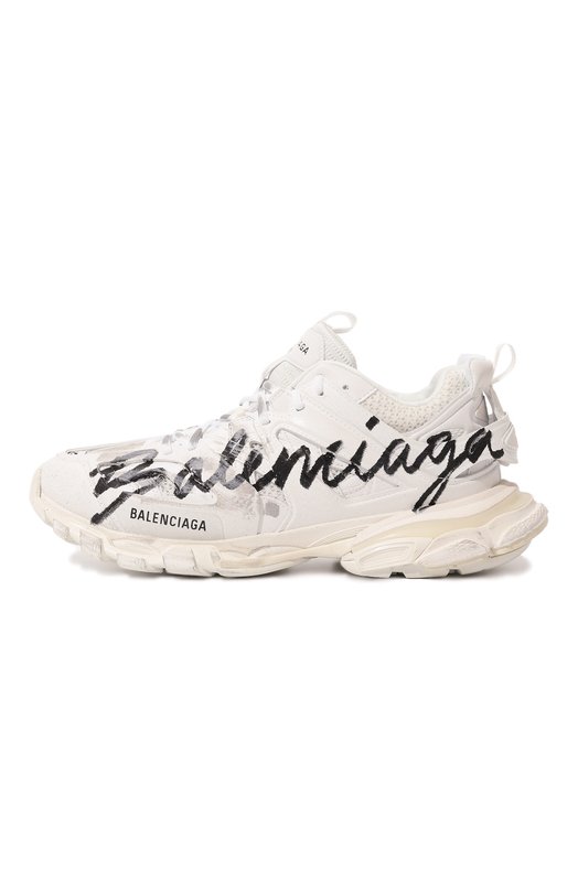 Комбинированные кроссовки Track Balenciaga 542023/WTRHW Белый  542023/WTRHW Фото 4