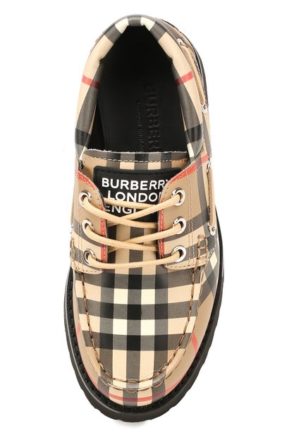 Кожаные туфли BURBERRY, арт. 8023816, фото 4