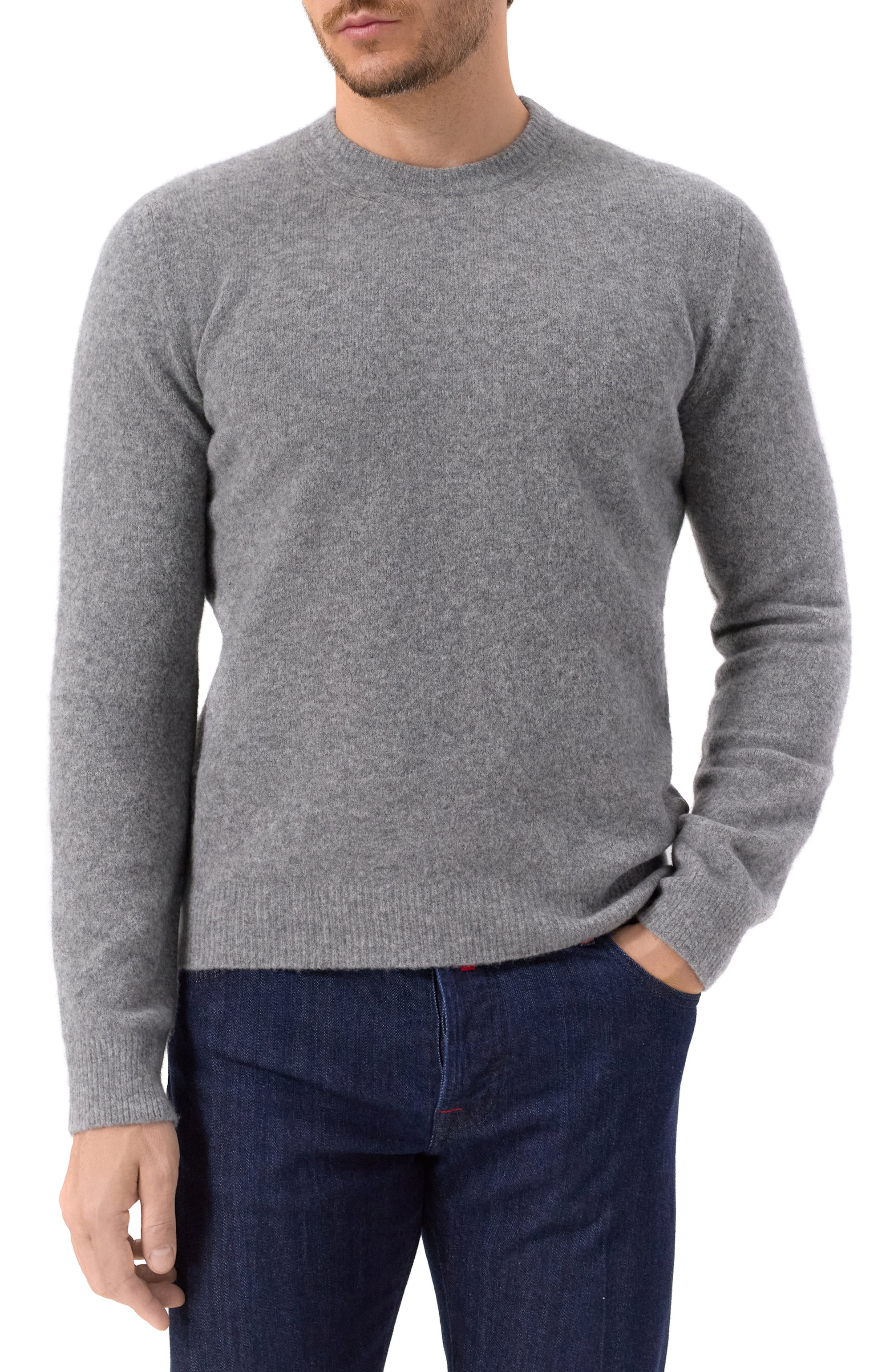 Свитер CORNELIANI серого цвета по цене 69950 руб., арт. 26M578-2625159, фото 3 Свитер CORNELIANI, арт. 26M578-2625159, фото 3