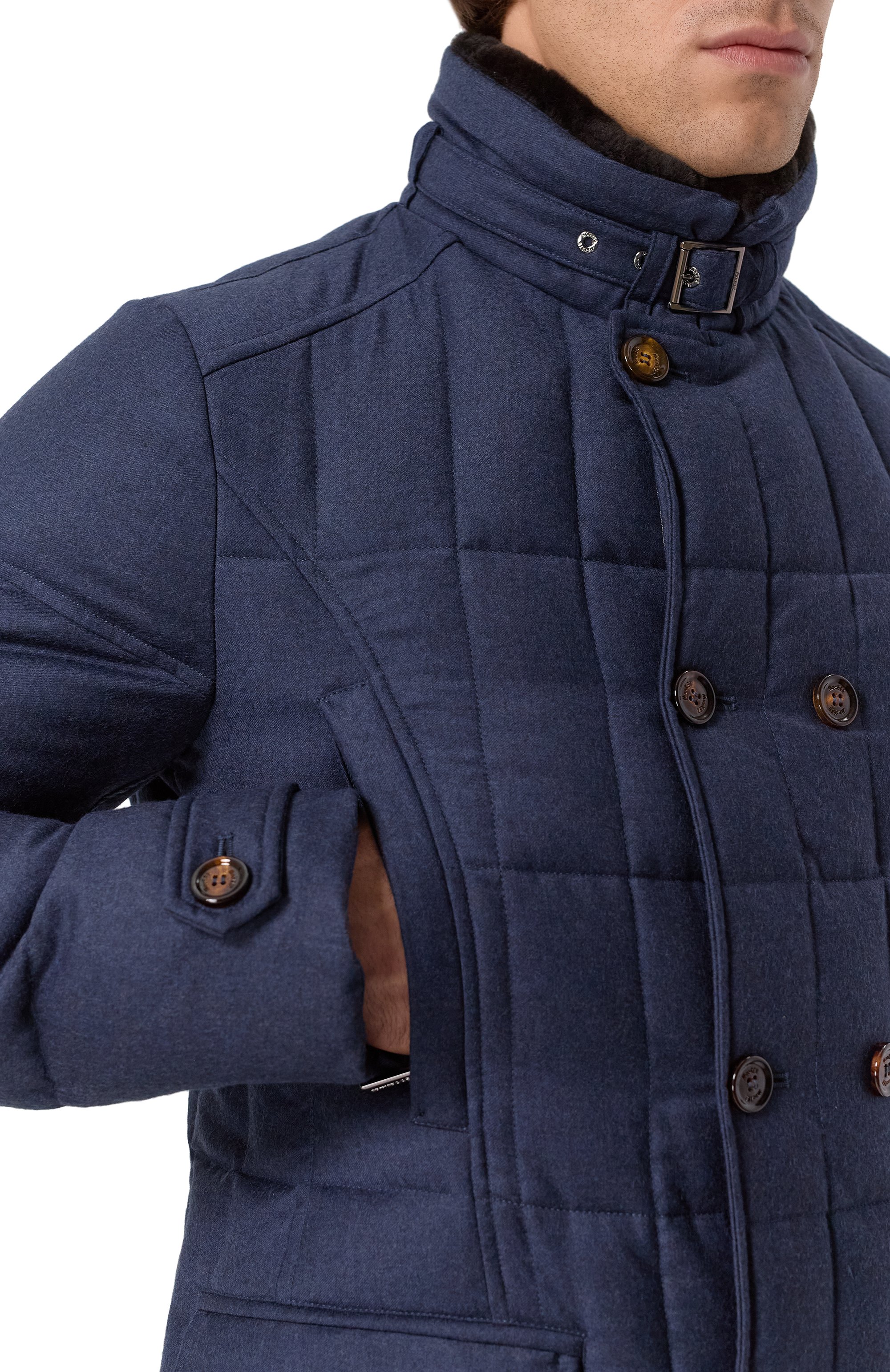 Пуховик siro-l с отделкой из овчины MOORER, арт. SIR0/L, фото 5