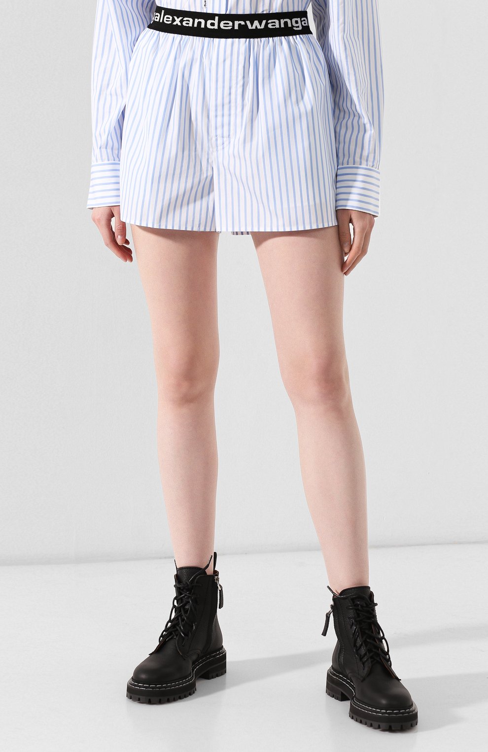 Хлопковые шорты ALEXANDER WANG, арт. UWC2194188, фото 3