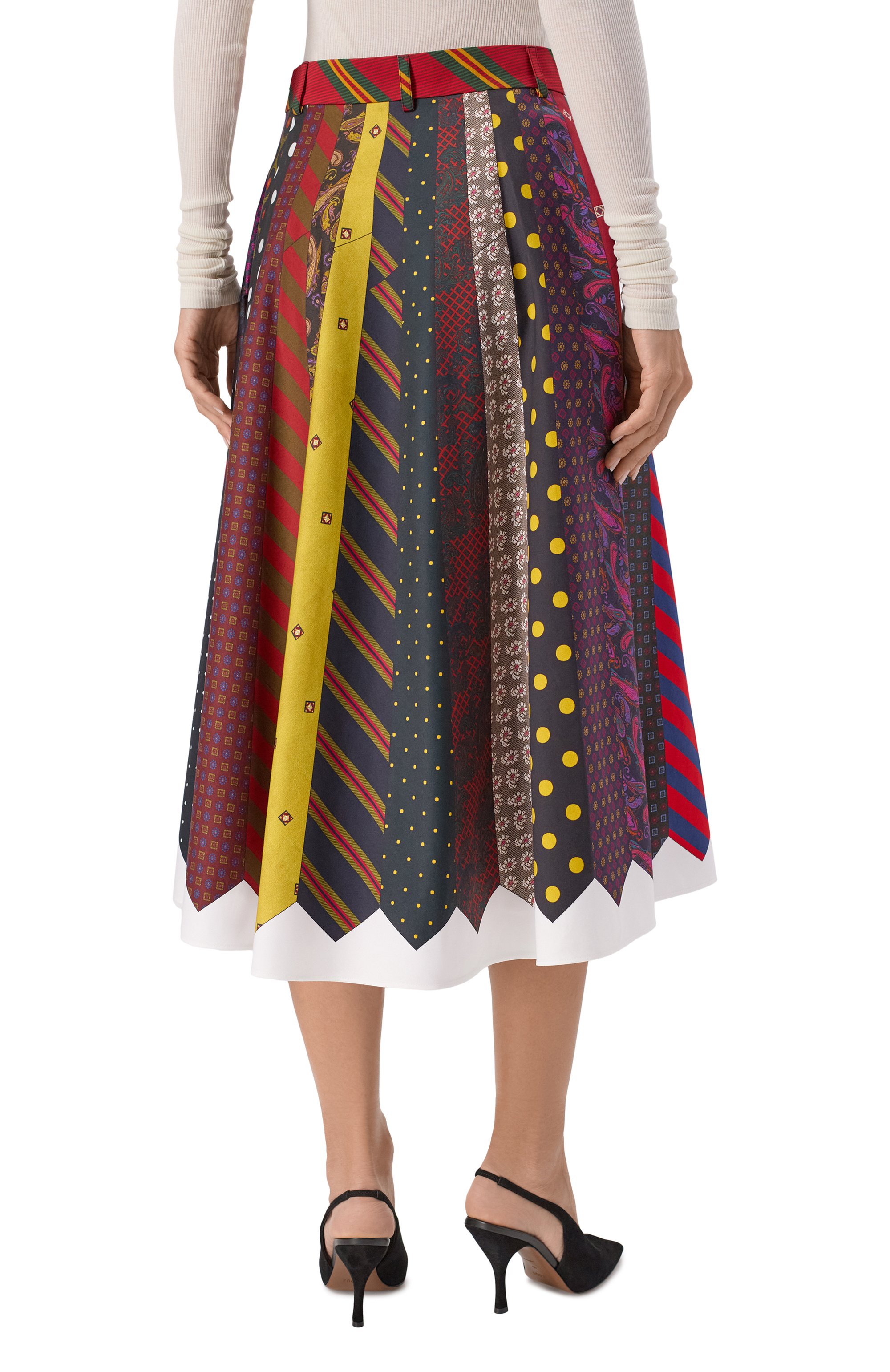 Хлопковая юбка MOSCHINO, арт. A0113/5553, фото 4