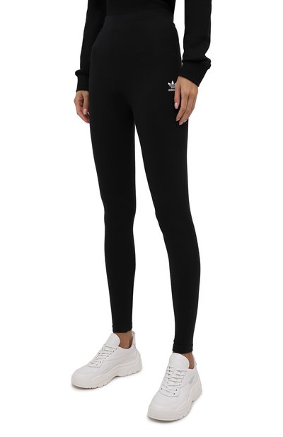 Хлопковые легинсы ADIDAS ORIGINALS, арт. H06625, фото 3