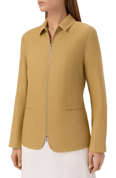 Льняной жакет 12 STOREEZ, арт. 137558, фото 3