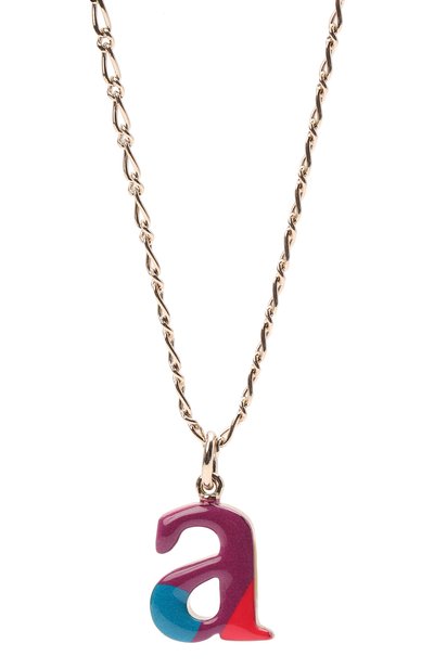 Кулон на цепочке alphabet a CHLOÉ, арт. CHC22SF04ABLQ, фото 3