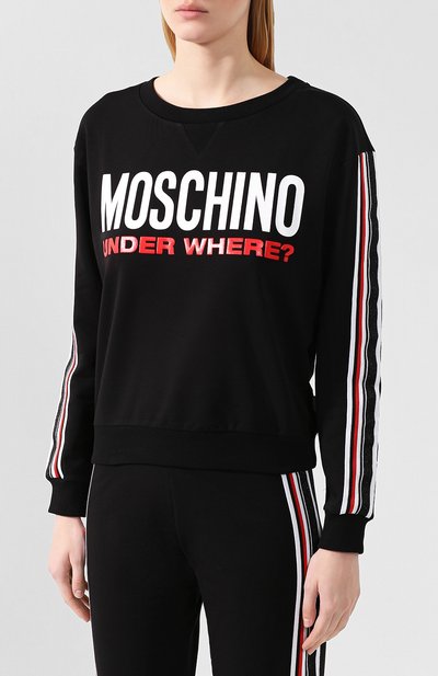 Хлопковый свитшот MOSCHINO, арт. A1712/9001, фото 3
