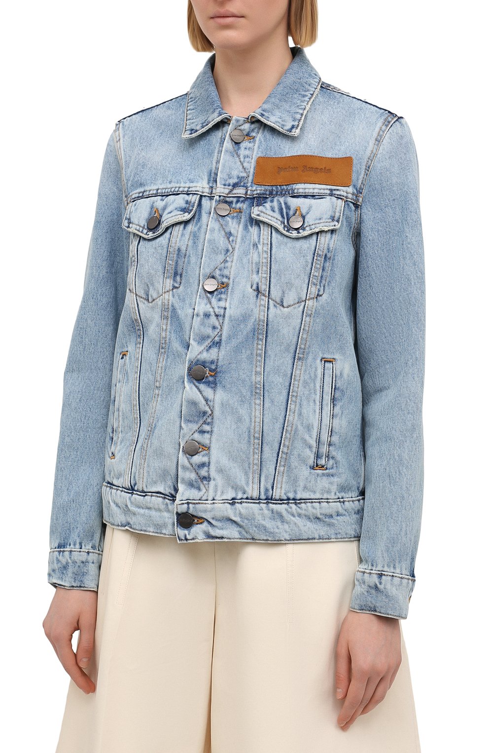 Джинсовая куртка PALM ANGELS, арт. PWYE011S21DEN0024001, фото 3