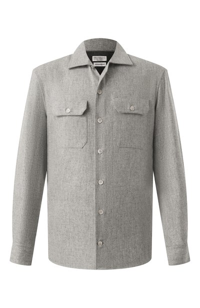 Мужская шерстяная рубашка BRUNELLO CUCINELLI, арт. M038P0720