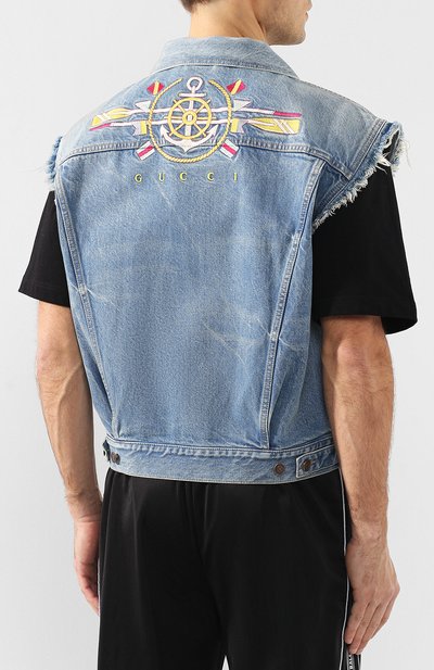 Джинсовый жилет GUCCI, арт. 599985/XDA1A, фото 4