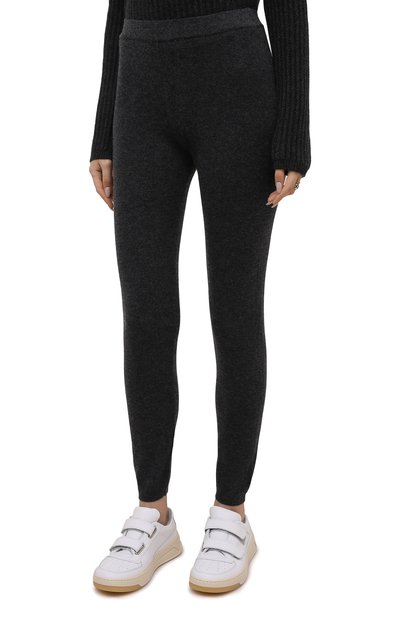 Джоггеры из шерсти и кашемира ALLUDE, арт. 215/17008, фото 3