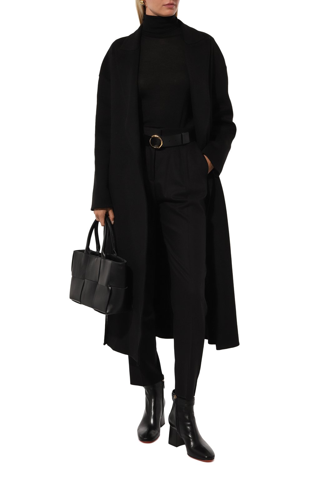 Кожаные ботильоны SANTONI, арт. WTCG71348SX1NHPE, фото 2