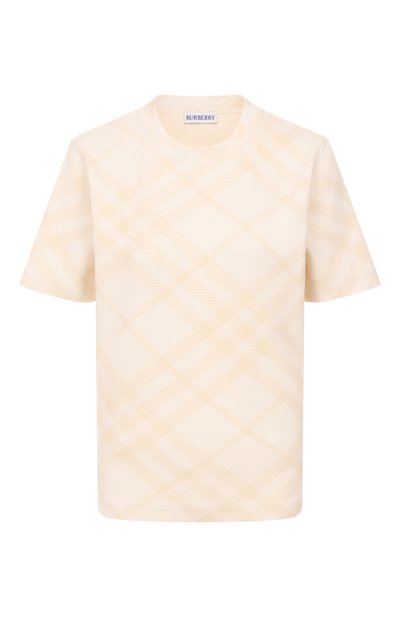Женская хлопковая футболка BURBERRY, арт. 8106674