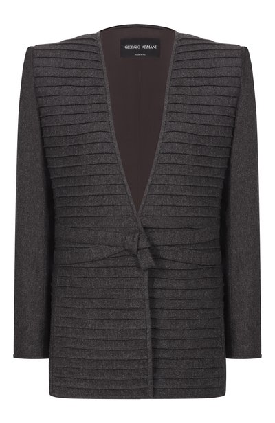 Женский жакет из шерсти и кашемира GIORGIO ARMANI, арт. GW003462/TE10537