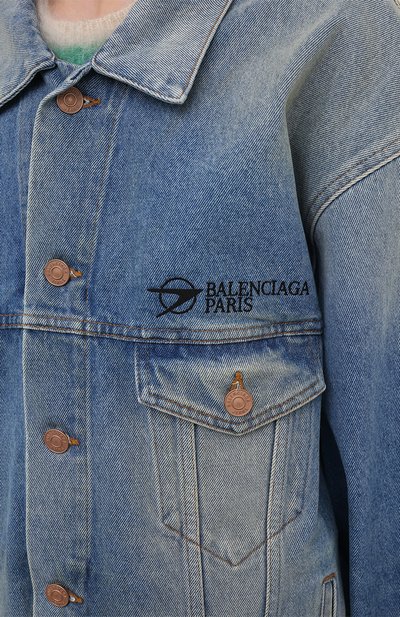 Джинсовая куртка BALENCIAGA, арт. 657608/TDW15, фото 5