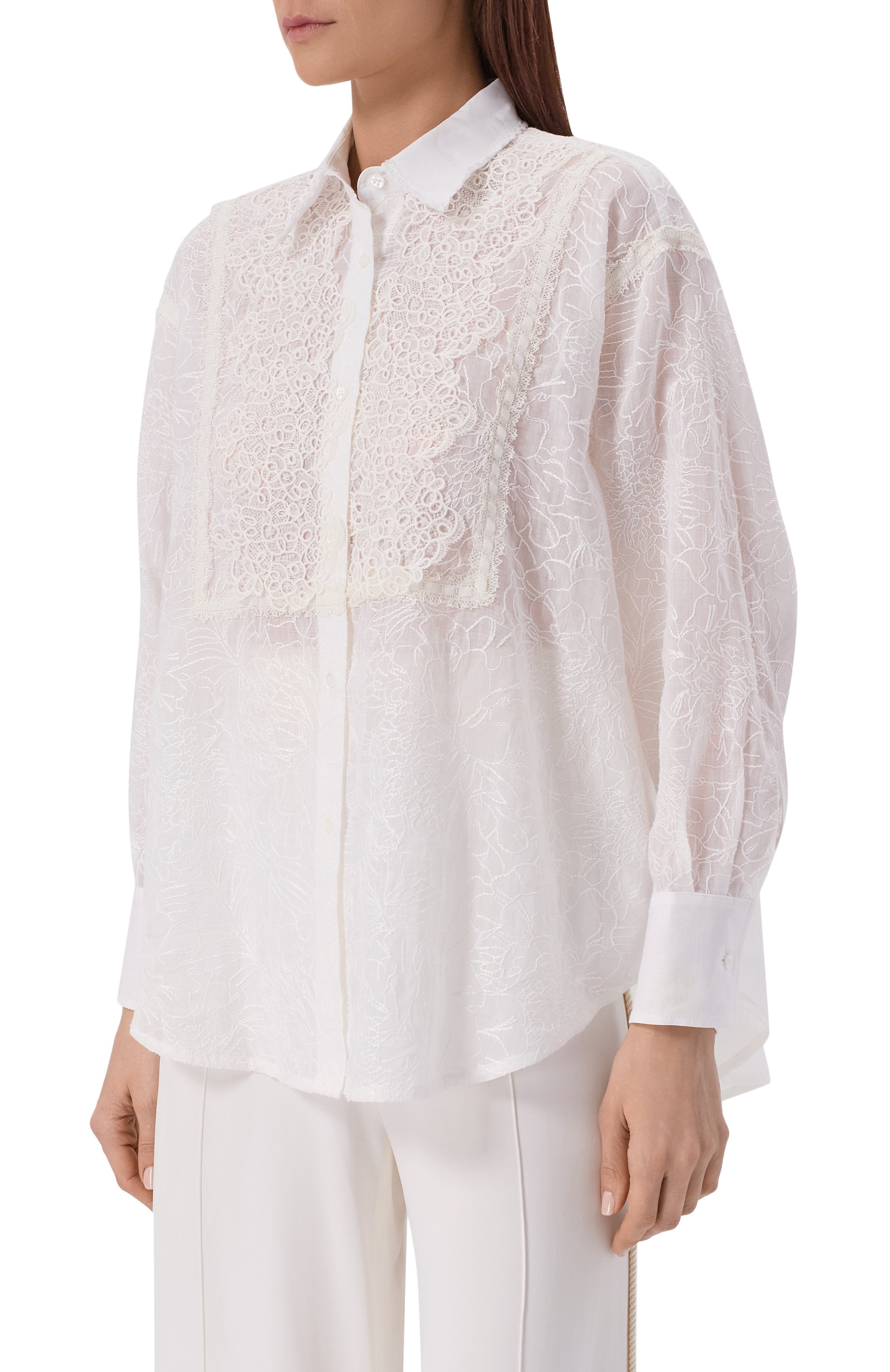 Рубашка из вискозы ERMANNO SCERVINO, арт. D484K703RXG, фото 3