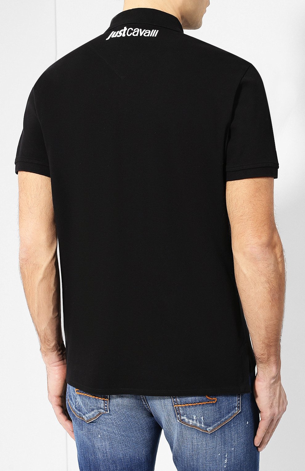 Хлопковое поло JUST CAVALLI, арт. S03GL0024/N21368, фото 4