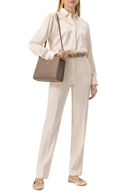 Текстильные балетки Vally Dolce & Gabbana CB0258/AD160 Бежевый  CB0258/AD160 Фото 2