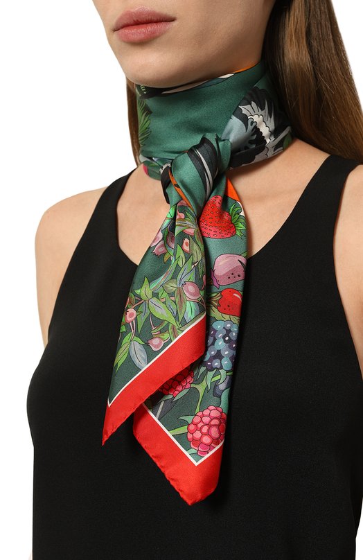 Шелковый платок Snowbird Radical Chic 680452.07.02 Зелёный  680452.07.02 Фото 2