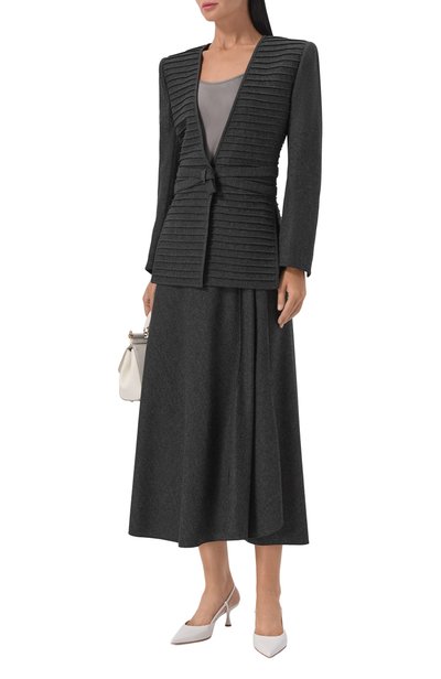 Юбка из шерсти и кашемира GIORGIO ARMANI, арт. GW003451/TE10537, фото 2