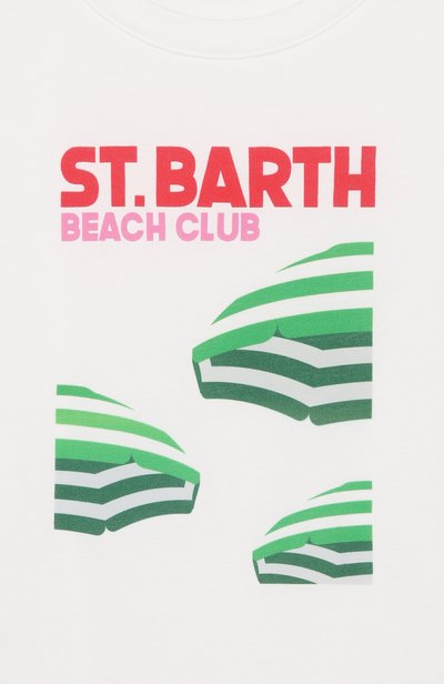 Хлопковая футболка MC2 SAINT BARTH белого цвета по цене 8580 руб., арт. ELLY001-02314L/ELLY, фото 3 Хлопковая футболка MC2 SAINT BARTH, арт. ELLY001-02314L/ELLY, фото 3