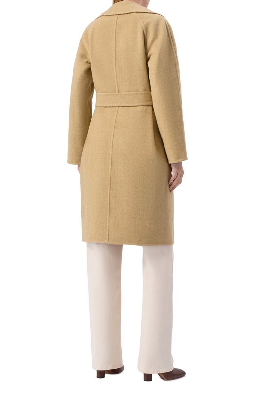 Двустороннее шерстяное пальто Burberry 8110900 Бежевый  8110900 Фото 4