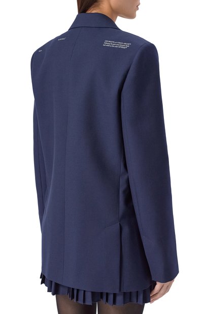 Жакет из шерсти и лиоцелла OFF-WHITE, арт. 0WEF099F25FAB001, фото 4