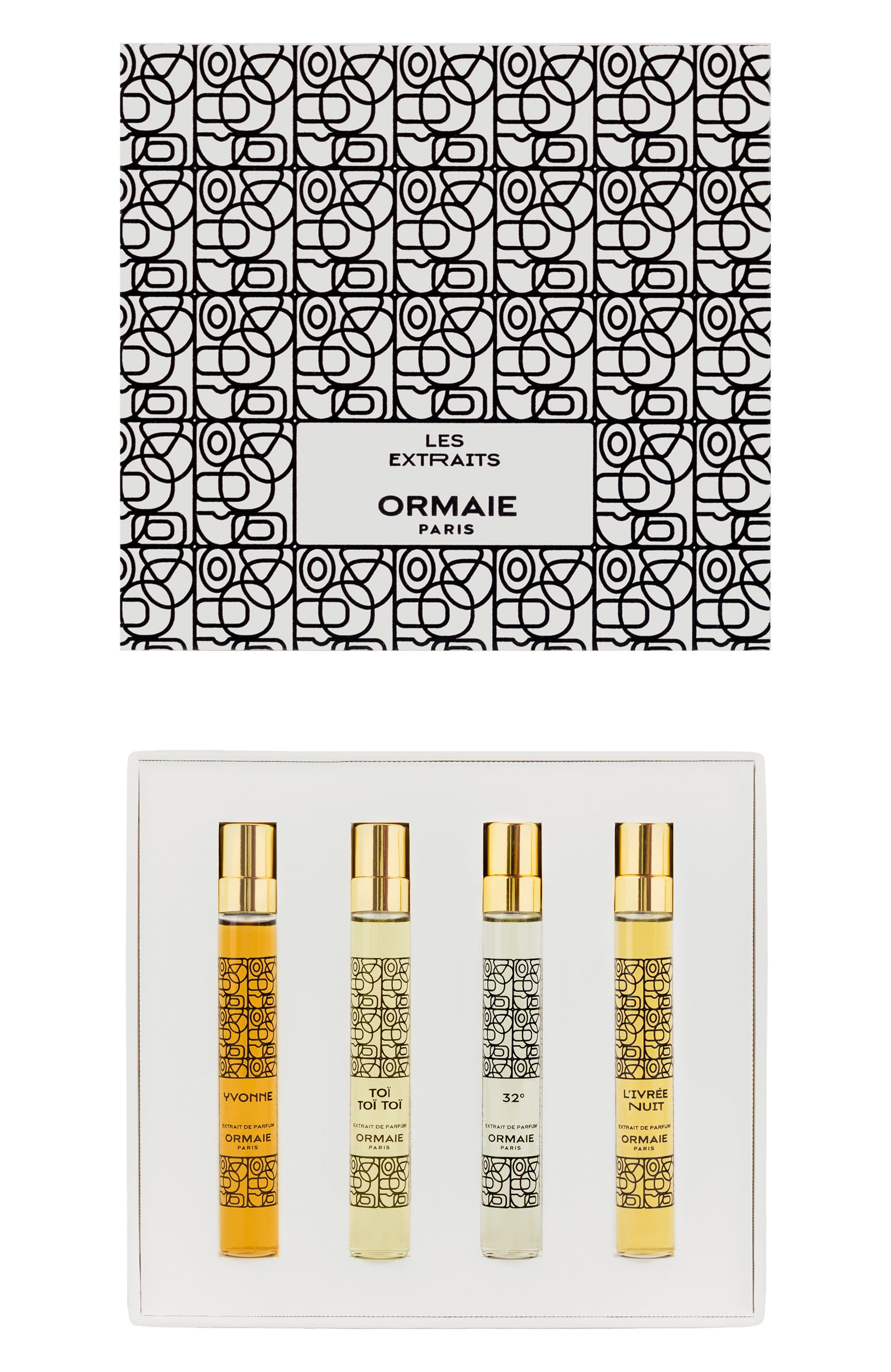 Набор экстрактов: yvonne, toï toï toï, l'ivrée nuit, 32° (4x8ml) ORMAIE, арт. 3770031598230, фото 3