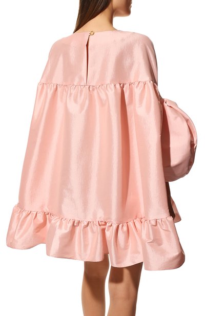 Шелковое платье KIKA VARGAS розового цвета по цене 66450 руб., арт. GINA DRESS/TAFFETA, фото 4 Шелковое платье KIKA VARGAS, арт. GINA DRESS/TAFFETA, фото 4