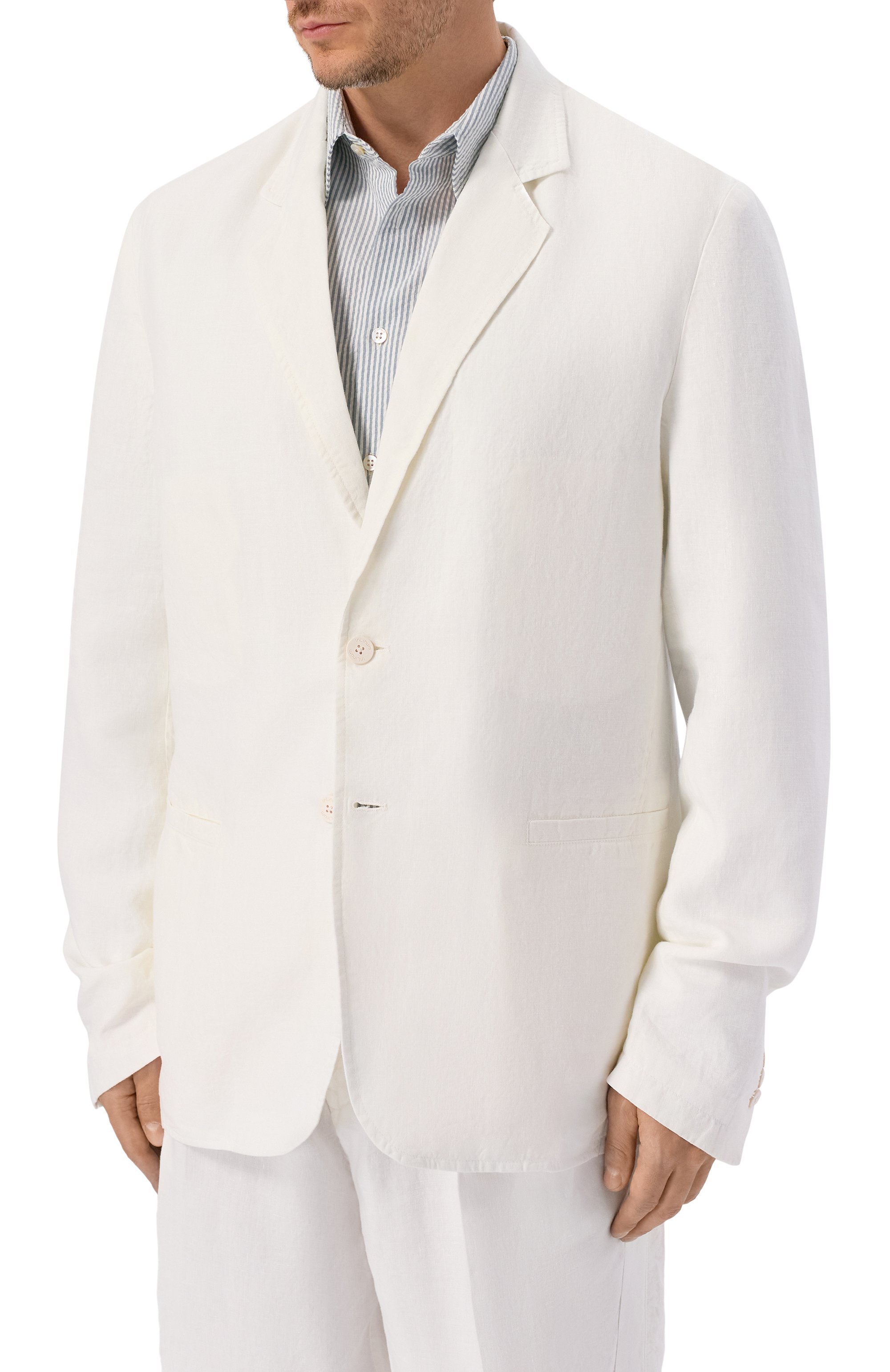 Льняной пиджак INLINUM, арт. JAC0B/TR0PEA, фото 3