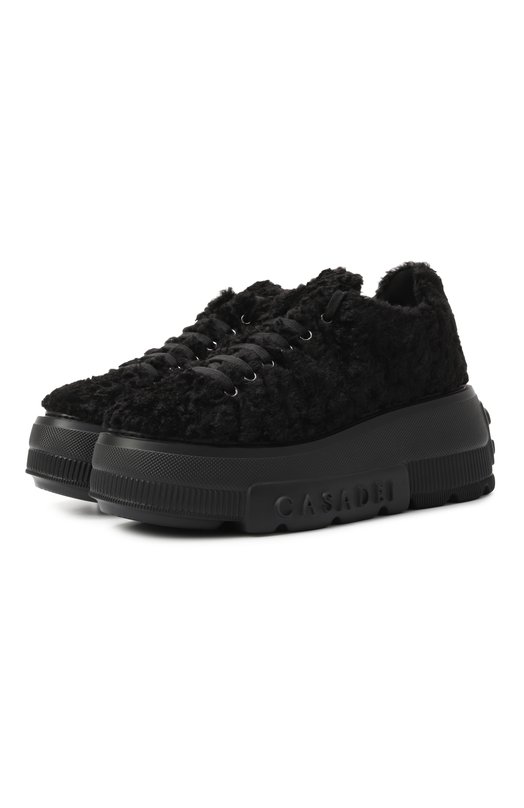 Текстильные кеды Nexus Casadei 2X078A071NC2188 Чёрный 2X078A071NC2188