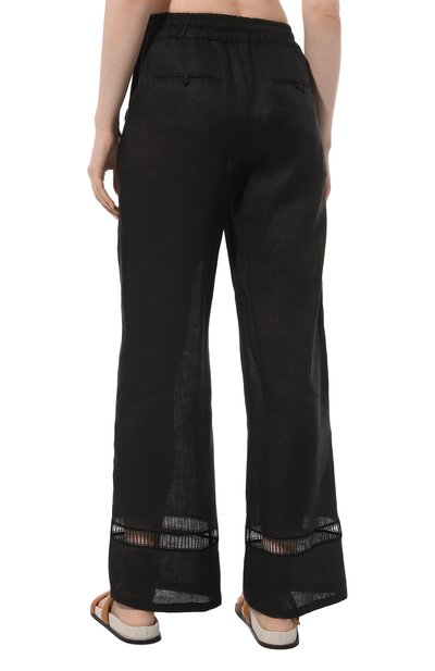 Льняные брюки KITON, арт. D57126H05953, фото 4