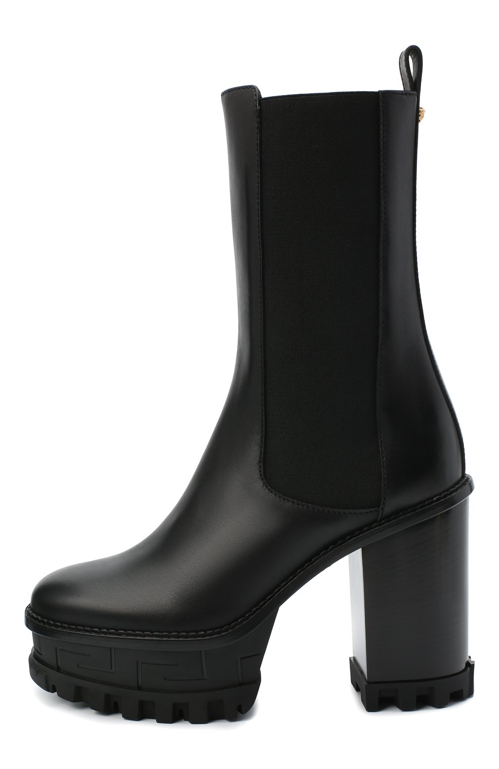 Кожаные ботильоны greca labyrinth VERSACE, арт. DST420Q/DVTA3, фото 3