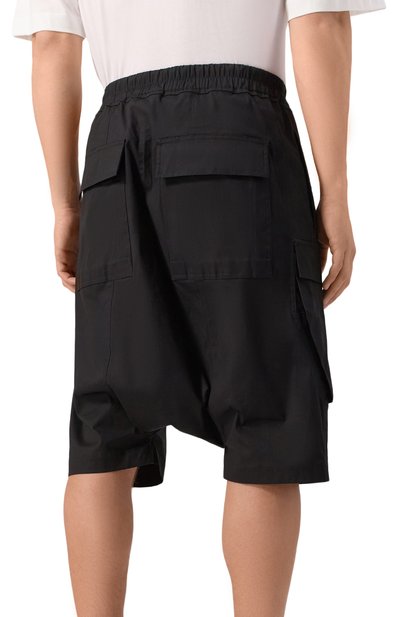 Хлопковые шорты RICK OWENS, арт. RU02E1389/TE, фото 4