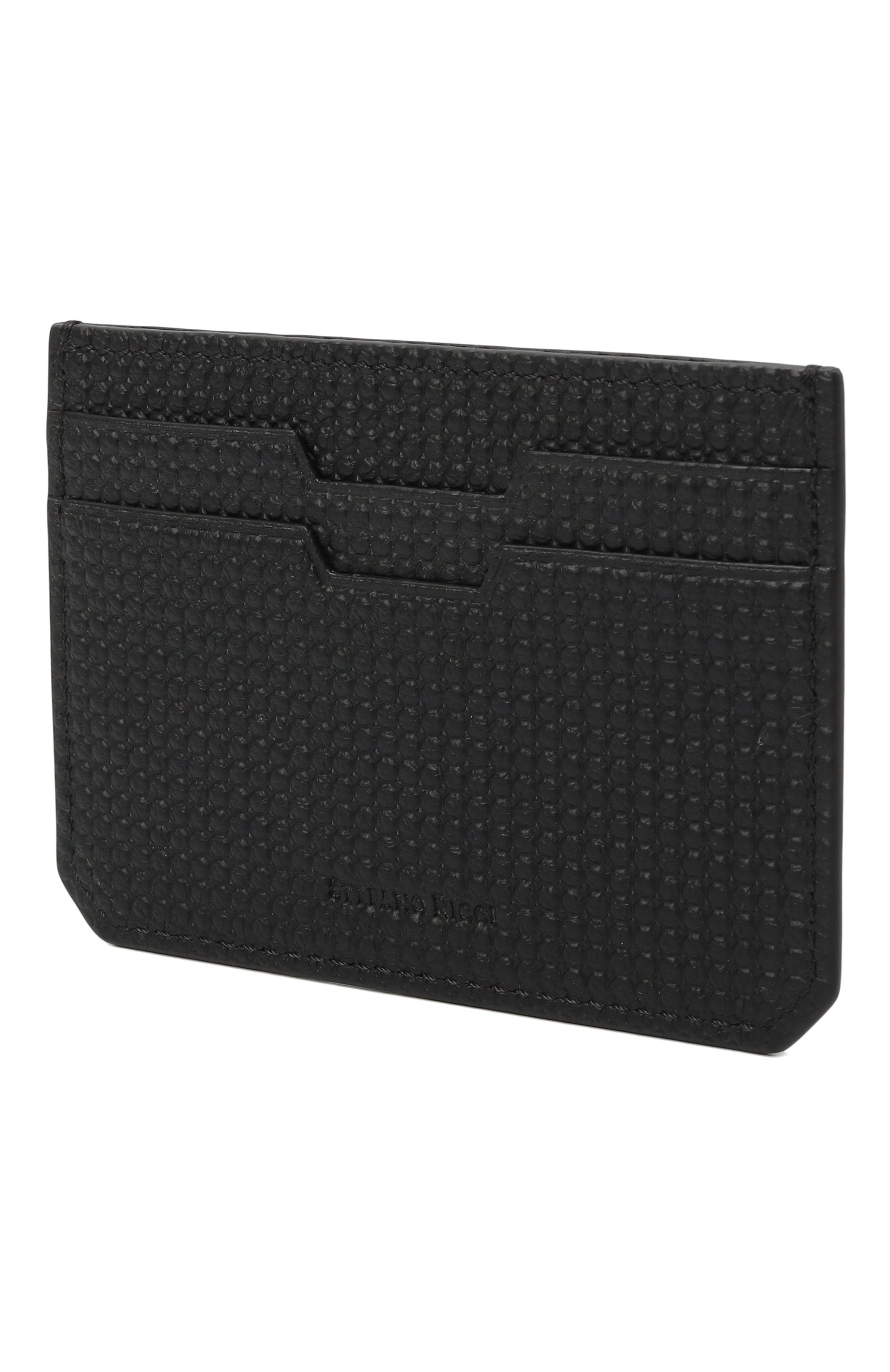 Кожаный футляр для кредитных карт STEFANO RICCI черного цвета по цене 47800 руб., арт. PP329I1GU/RE, фото 3 Кожаный футляр для кредитных карт STEFANO RICCI, арт. PP329I1GU/RE, фото 3