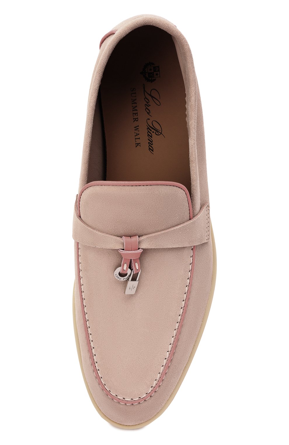 Замшевые лоферы summer charms LORO PIANA, арт. FAL5899, фото 6