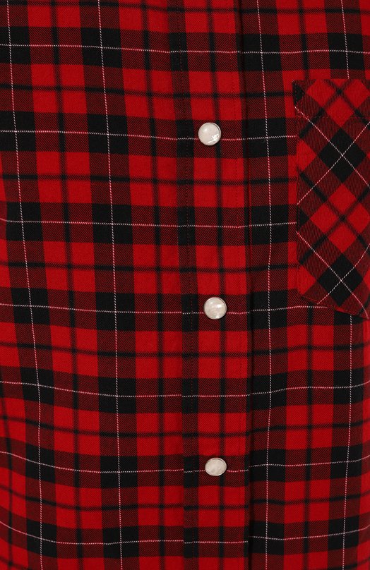 Хлопковая рубашка Academia SILVY-P-DESTR0YED/5128 Красный  SILVY-P-DESTR0YED/5128 Фото 5