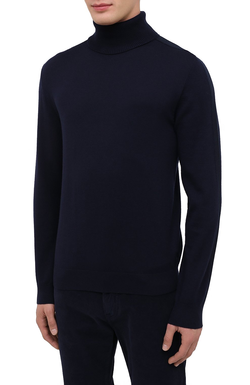 Шерстяная водолазка BOGNER темно-синего цвета по цене 25350 руб., арт. 88812445, фото 3 Шерстяная водолазка BOGNER, арт. 88812445, фото 3
